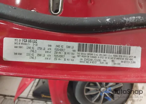 2018 Dodge Journey Se from USA, damaged, VIN 3C4PDCAB1JT310361